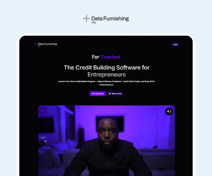 Data Furnishing screens