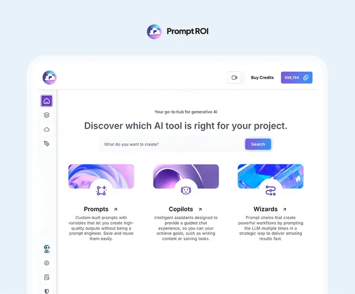 Prompt ROI screens